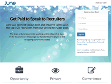 Tablet Screenshot of joinjune.com
